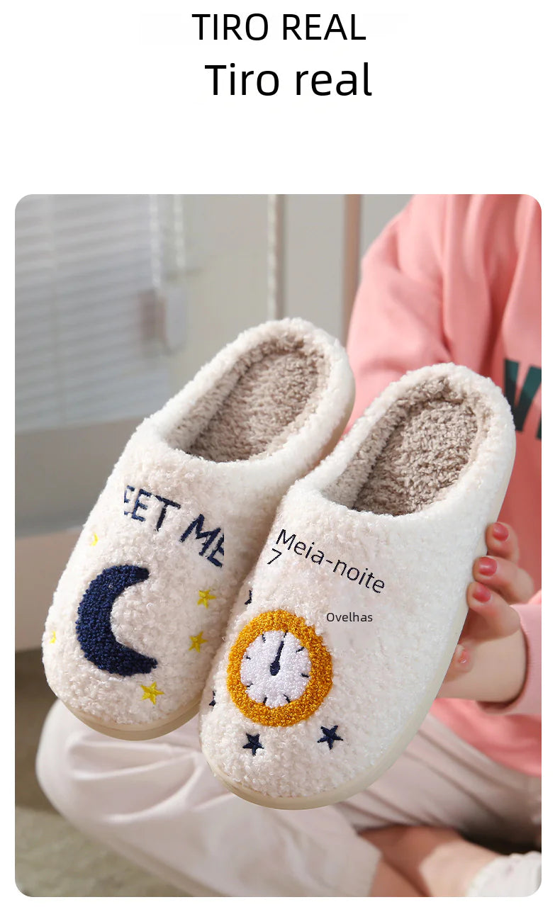 Comfortable Winter Cotton Slippers for Couples